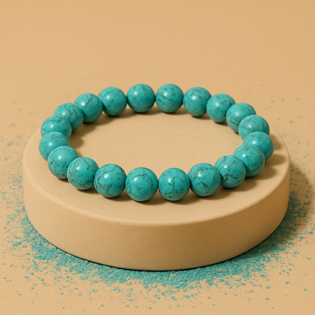 Speak with confidence: Turquoise Bracelet - Abhimantrit & Certified